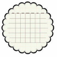 KI Memories - Sew Cute Calendars Collection - 12 x 12 Double Sided Die Cut Paper - Inkjet