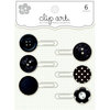 KI Memories - Clip Art - Button Adorned Paper Clips - Inkjet