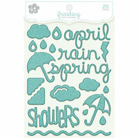 KI Memories - Frosting - 3 Dimensional Puffy Stickers - April