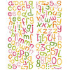 KI Memories - Juicy Summer Collection - Alphabet Cardstock Stickers - Summer Simply Cute