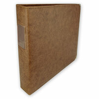 Classic 3 Ring Memory Albums - 12 x 12 - Pecan