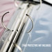 Umbrella Crafts - 3 Ring Memory Albums - 8.5 x 11 - Antique Rose