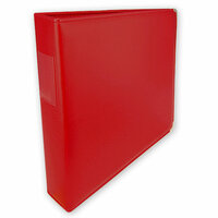 Classic 3 Ring Memory Album - 12x12 - Fire Engine Red