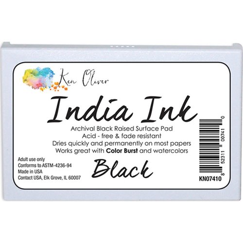 Ken Oliver - India Ink - Stamp Pad - Black