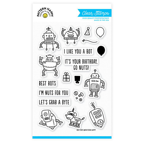 Pattern Happy - Clear Acrylic Stamps - Best Bots