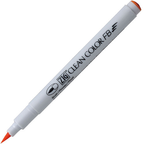 Kuretake - ZIG - Clean Color - Brush Marker - Orange
