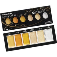 Kuretake - Gansai Tambi - Watercolor - Starry Colors - 6 Color Set