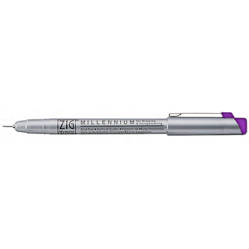 Kuretake - ZIG - Memory System - Millennium Pen - Pure Violet - .2mm