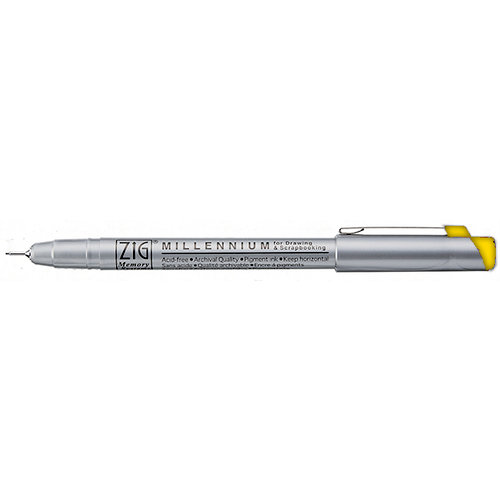Kuretake - ZIG - Memory System - Millennium Pen - Pure Yellow - .25mm