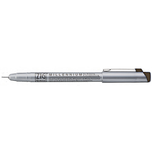Kuretake - ZIG - Memory System - Millennium Pen - Pure Brown - .25mm