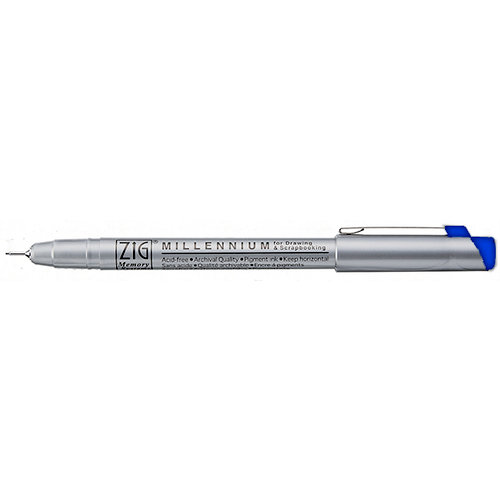 Kuretake - ZIG - Memory System - Millennium Pen - Pure Blue - .3mm