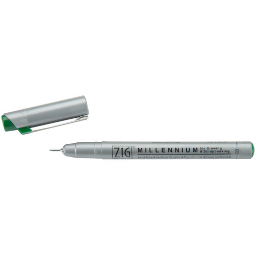 Kuretake - ZIG - Memory System - Millennium Pen - Pure Green - .35mm