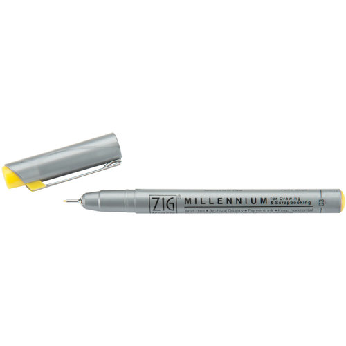 Kuretake - ZIG - Memory System - Millennium Pen - Pure Yellow - .35mm