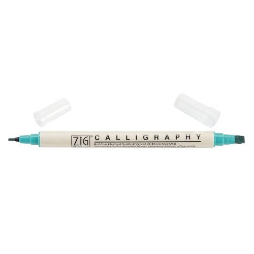 Kuretake - ZIG - Memory System - Dual Tip Calligraphy Marker - Ocean