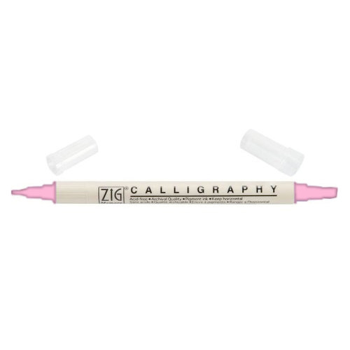Kuretake - ZIG - Memory System - Dual Tip Calligraphy Marker - Candy Pink