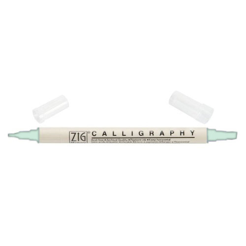 Kuretake - ZIG - Memory System - Dual Tip Calligraphy Marker - Pale Mint