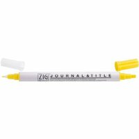 Kuretake - ZIG - Memory System - Dual Tip Journal and Title Marker - Pure Yellow