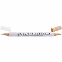 Kuretake - ZIG - Memory System - Dual Tip Journal and Title Marker - Fawn