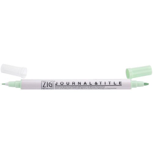 Kuretake - ZIG - Memory System - Dual Tip Journal and Title Marker - Pale Mint