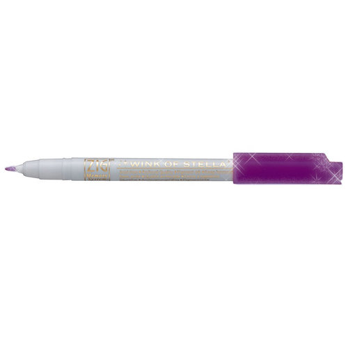 Kuretake - ZIG - Memory System - Wink Of Stella - Glitter Pen - Glitter Violet