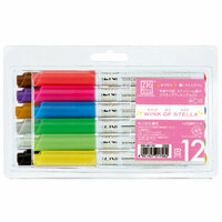 Kuretake - ZIG - Memory System - Wink Of Stella - Glitter Pen - 12 Piece Set