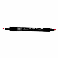 Kuretake - ZIG - Memory System - Dual Tip Writer for Vellum Pen - Pure Red