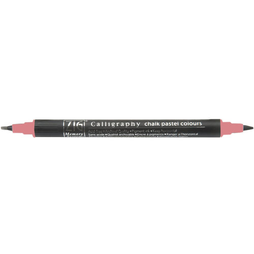 Kuretake - ZIG - Memory System - Dual Tip Calligraphy Marker - Chalk Pastel Colors - Pink