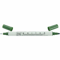 Kuretake - ZIG - Memory System - Dual Tip Writer Marker - Pure Green