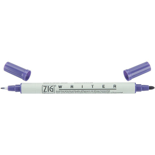 Kuretake - ZIG - Memory System - Dual Tip Writer Marker - Violet