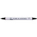 Kuretake - ZIG - Memory System - Dual Tip Fine and Chisel Marker - Pure Black