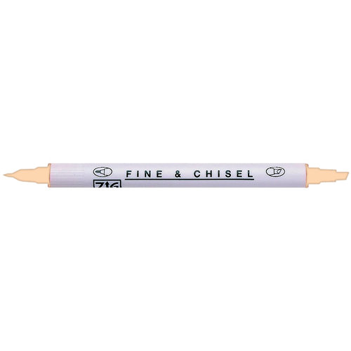 Kuretake - ZIG - Memory System - Dual Tip Fine and Chisel Marker - Peach Bliss
