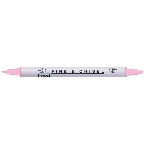 Kuretake - ZIG - Memory System - Dual Tip Fine and Chisel Marker - Candy Pink
