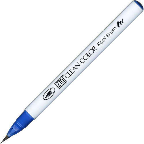 Kuretake - ZIG - Clean Color - Real Brush Marker - Dull Blue