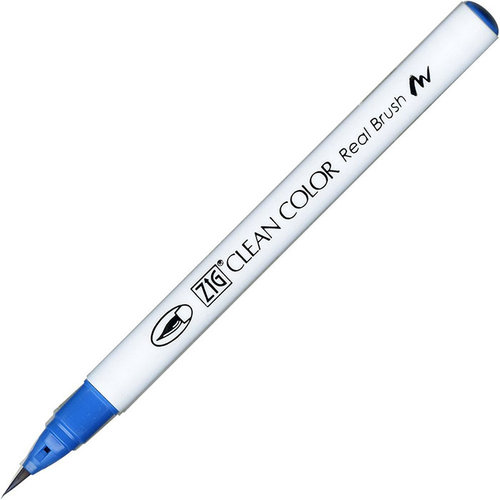 Kuretake - ZIG - Clean Color - Real Brush Marker - Cornflour Blue