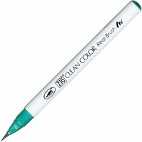 Kuretake - ZIG - Clean Color - Real Brush Marker - Turquoise Green