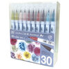 Kuretake - ZIG - Clean Color - Real Brush Marker - 30 Color Set - Single Tip