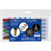 Kuretake - ZIG - Clean Color - Dot - Metallic 6 Color Set