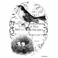 LaBlanche - Foam Mounted Silicone Stamp - Birds Nest