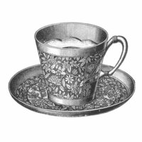 LaBlanche - Foam Mounted Silicone Stamp - Tea Cup