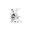 LaBlanche - Foam Mounted Silicone Stamp - Playing Cello