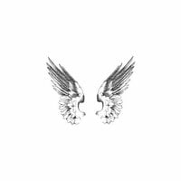 LaBlanche - Foam Mounted Silicone Stamp - Two Wings
