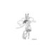 LaBlanche - Foam Mounted Silicone Stamp - Fairy on a Mushroom