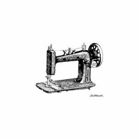 LaBlanche - Foam Mounted Silicone Stamp - Sewing Machine