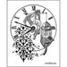 LaBlanche - Foam Mounted Silicone Stamp - Time Collage
