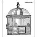 LaBlanche - Foam Mounted Silicone Stamp - Oriental Bird Cage