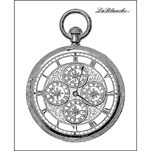 LaBlanche - Foam Mounted Silicone Stamp - Intricate Watch