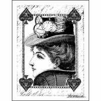 LaBlanche - Foam Mounted Silicone Stamp - Queen of Spades