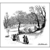 LaBlanche - Foam Mounted Silicone Stamp - Winter Stroll