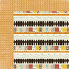 Lily Bee Design - Autumn Spice Collection - 12 x 12 Double Sided Paper - Brown Sugar
