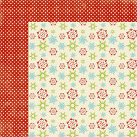 Lily Bee Design - Christmas Cheer Collection - 12 x 12 Double Sided Paper - Frosty